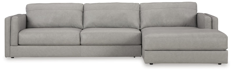 Seccional Amiata con chaise longue