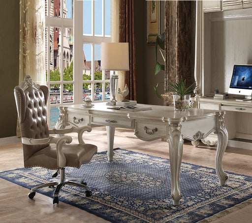 Escritorio y Armario Superior Versailles Hueso Blanco