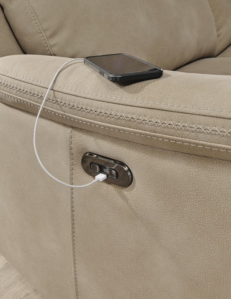 Next-Gen DuraPella Power Reclining Loveseat with Console