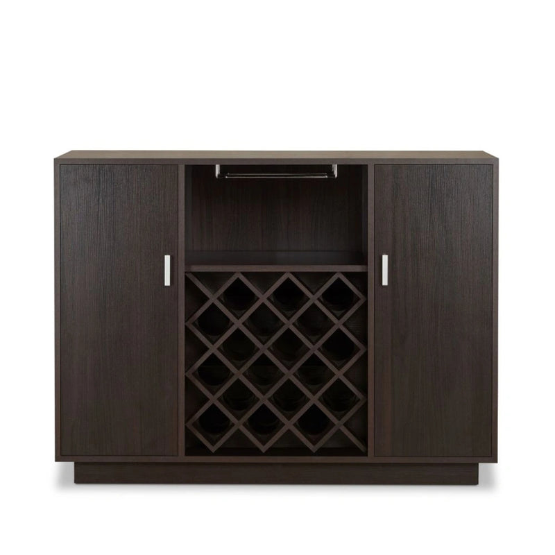 Server w/Wine Rack & Cup Holder