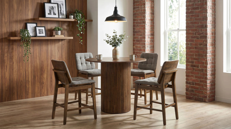 Redbridge Upholstered Dining Counter Chair of 2