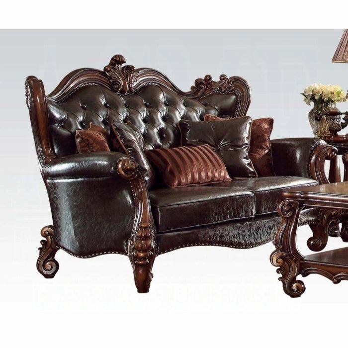 Sofá biplaza Versalles con almohadas