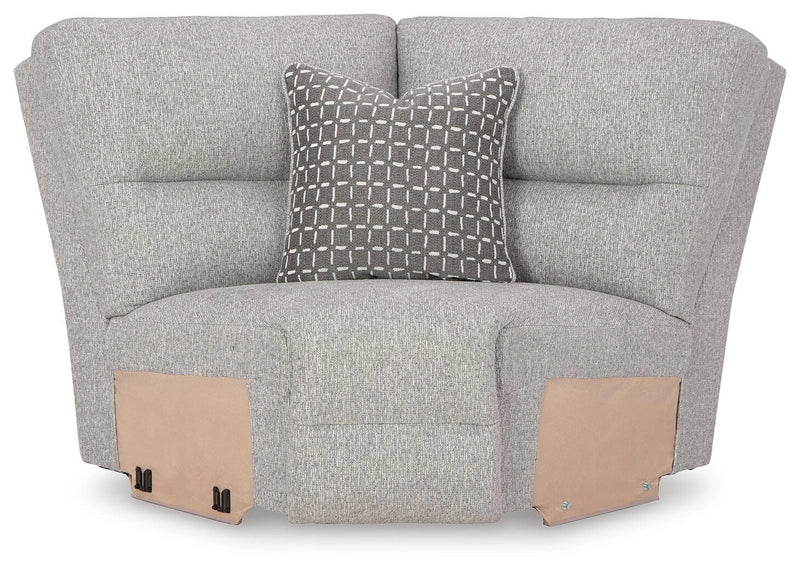 Seccional reclinable eléctrico Acklen Place con chaise