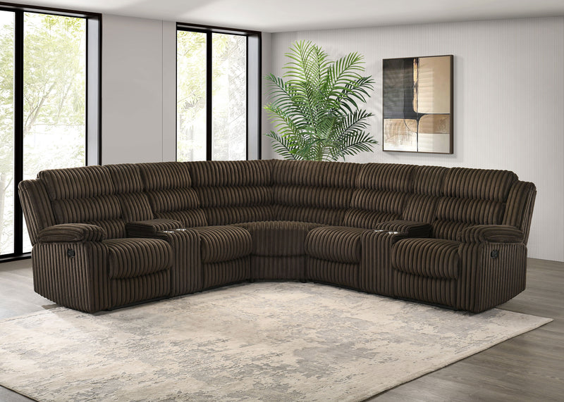 Sofá seccional reclinable Atkinson