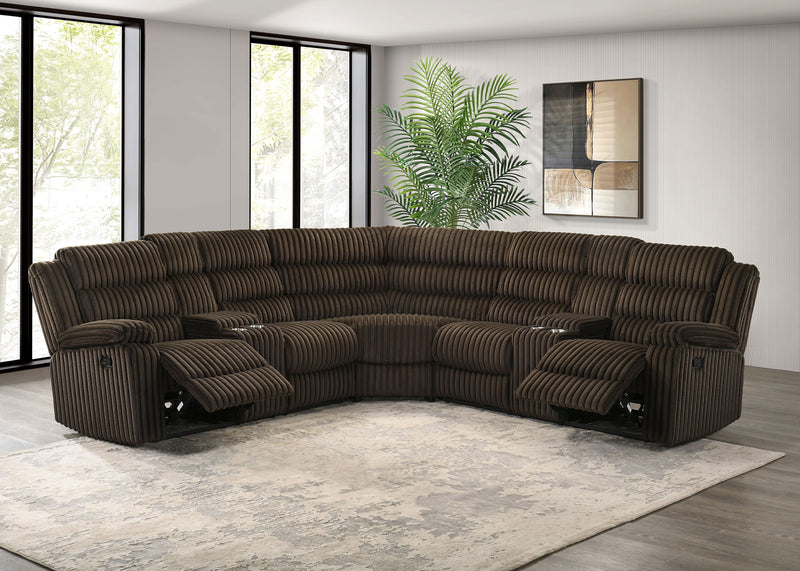 Sofá seccional reclinable Atkinson