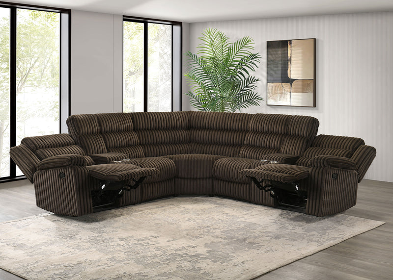 Sofá seccional reclinable Atkinson