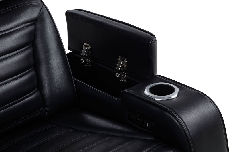 Juego de Sofás Reclinables Eléctricos Zuma Dual