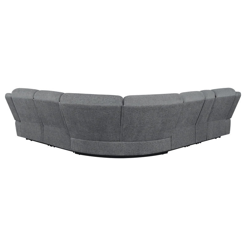 Sofá seccional reclinable modular Baréin