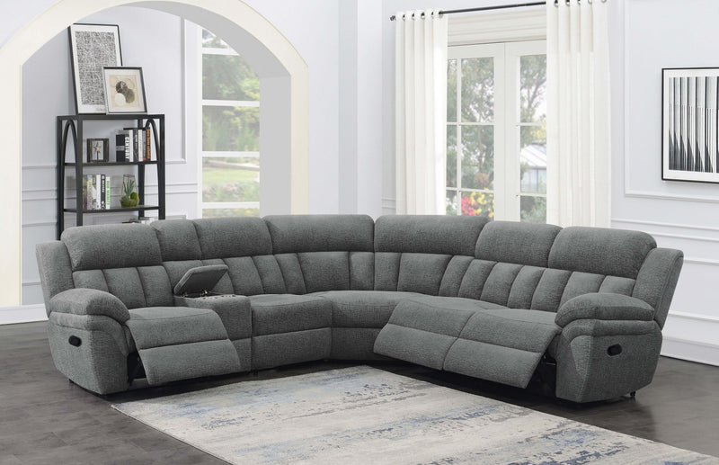 Sofá seccional reclinable modular Baréin