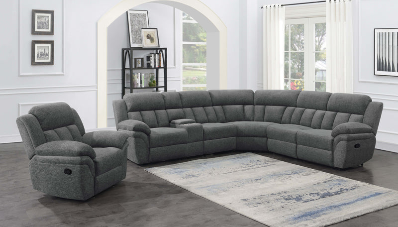 Sofá seccional reclinable modular Baréin