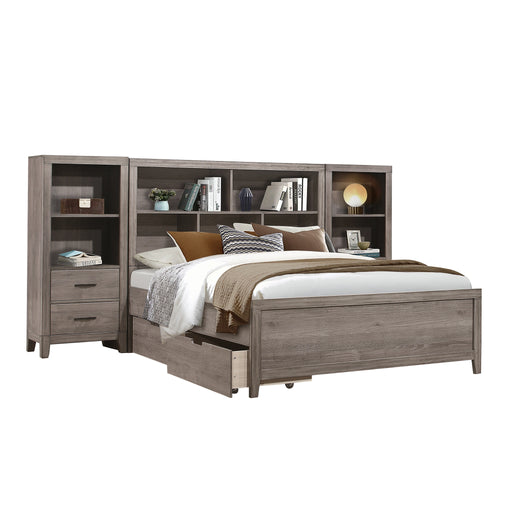 Woodrow 4pc Set Wall Bed With Toy Boxes (fb+2pns+tft)