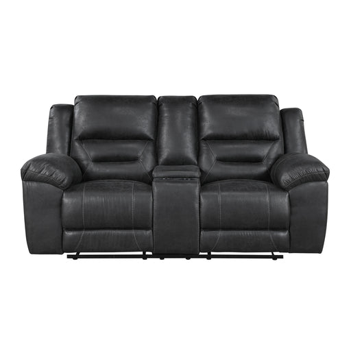 Hazen Double Reclining Love Seat With Center Console