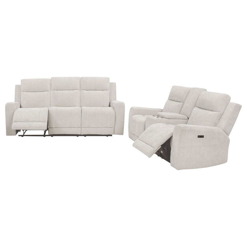 Juego de sofá reclinable eléctrico Kennett