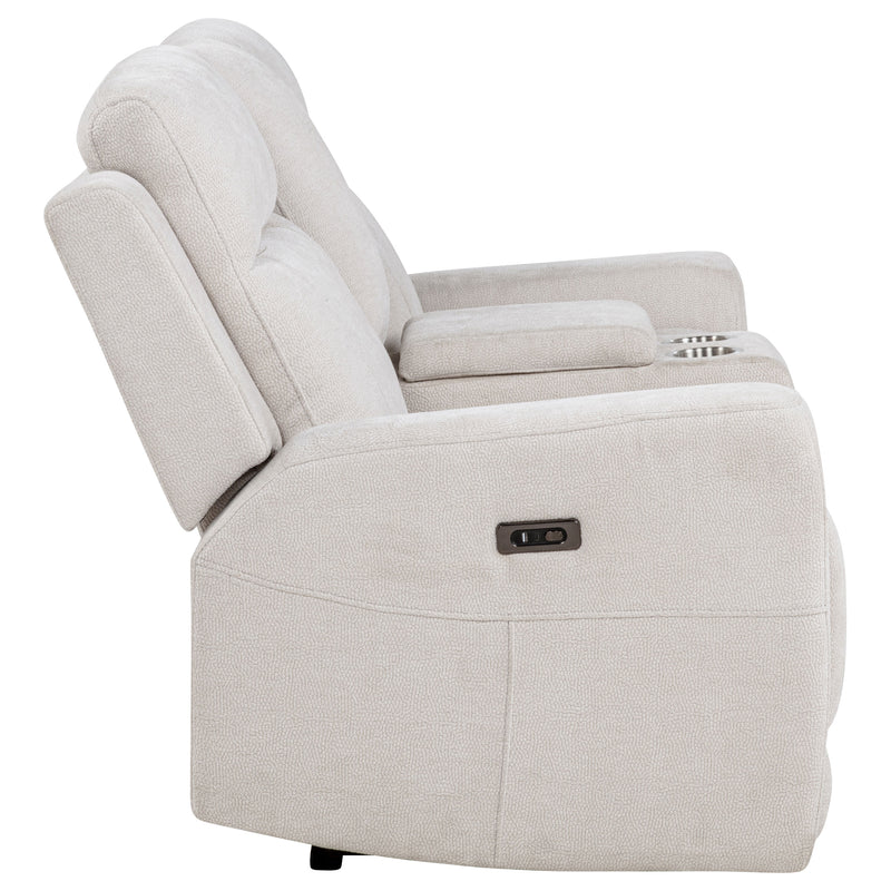 Sofá biplaza reclinable eléctrico Kennett