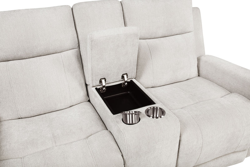 Sofá biplaza reclinable eléctrico Kennett