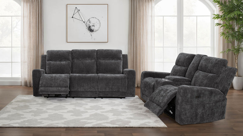 Juego de sofá reclinable eléctrico Kennett