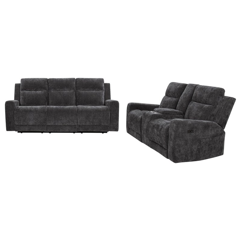 Juego de sofá reclinable eléctrico Kennett