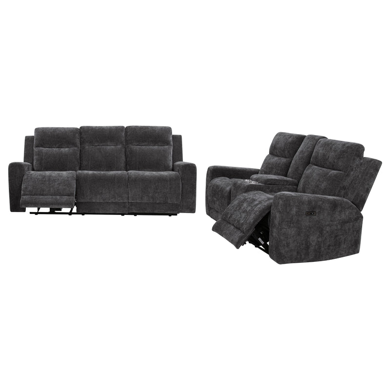 Juego de sofá reclinable eléctrico Kennett