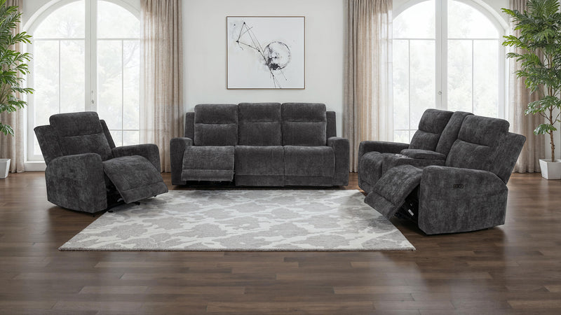 Juego de sofá reclinable eléctrico Kennett