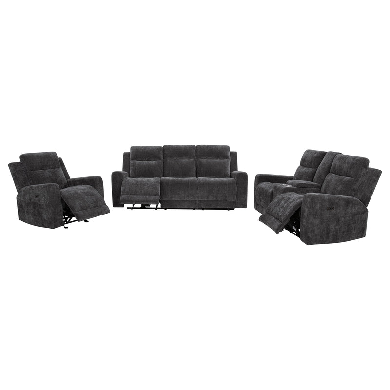 Juego de sofá reclinable eléctrico Kennett