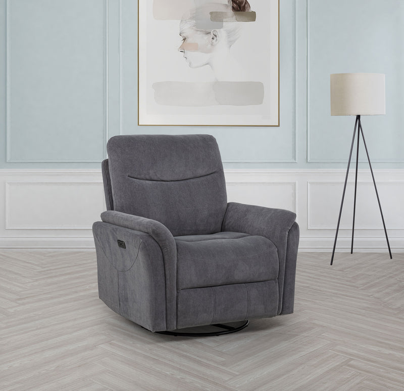 Sillón reclinable giratorio y planeador Adler Power