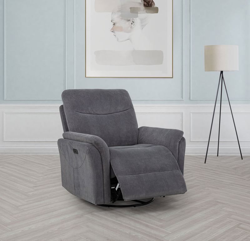 Sillón reclinable giratorio y planeador Adler Power