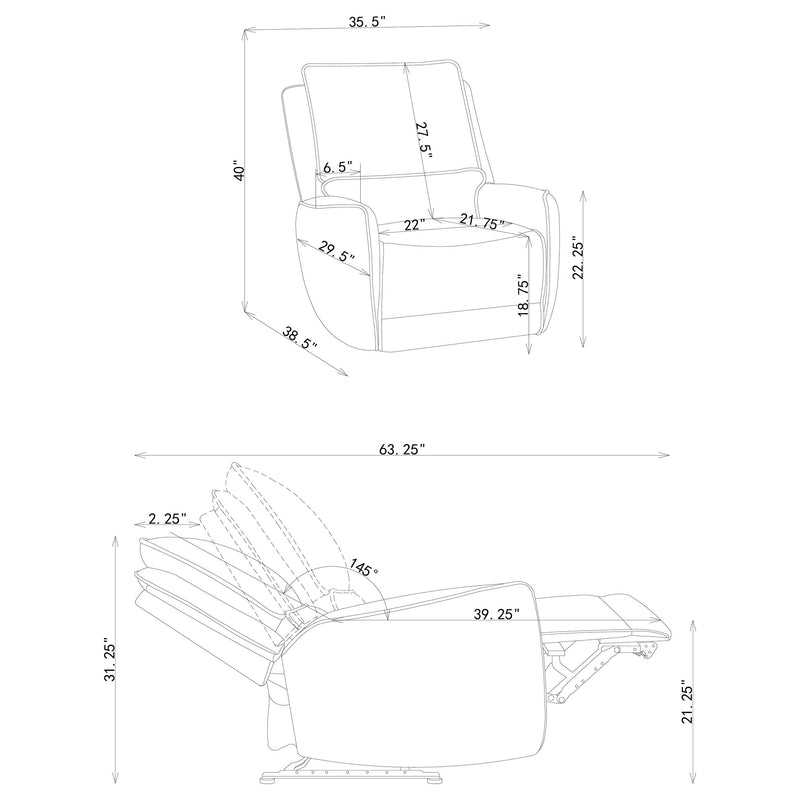 Sillón reclinable eléctrico Sylmar