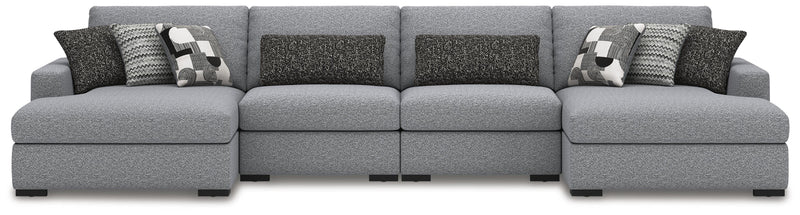 Sofá seccional Bealton con doble chaise longue