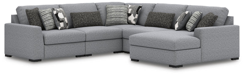 Sofá seccional Bealton con chaise longue
