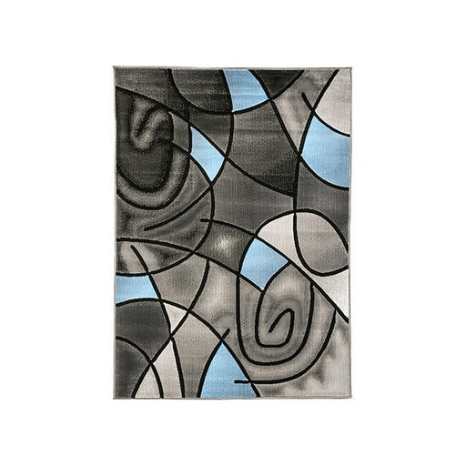 Sivas Area Rug Black & Blue
