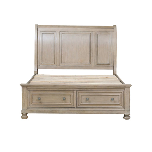 Bethel Platform Bed With Footboard Storage