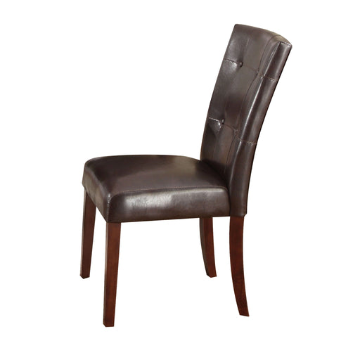 Silla auxiliar Danville Espresso PU y Nogal
