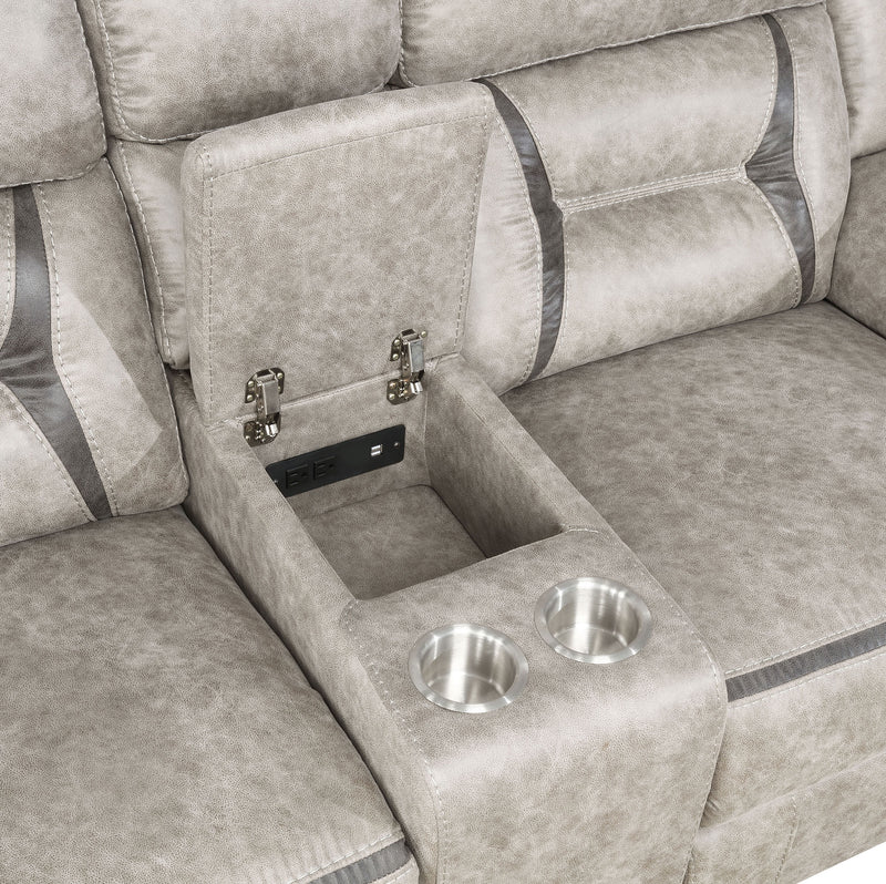 Sofá biplaza reclinable planeador Greer