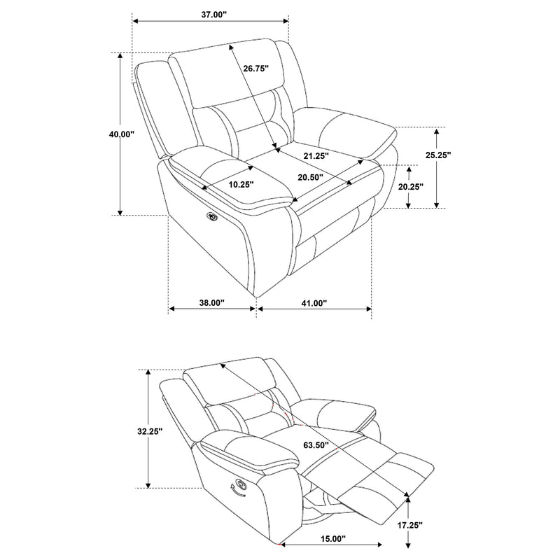 Juego de sofá reclinable Greer