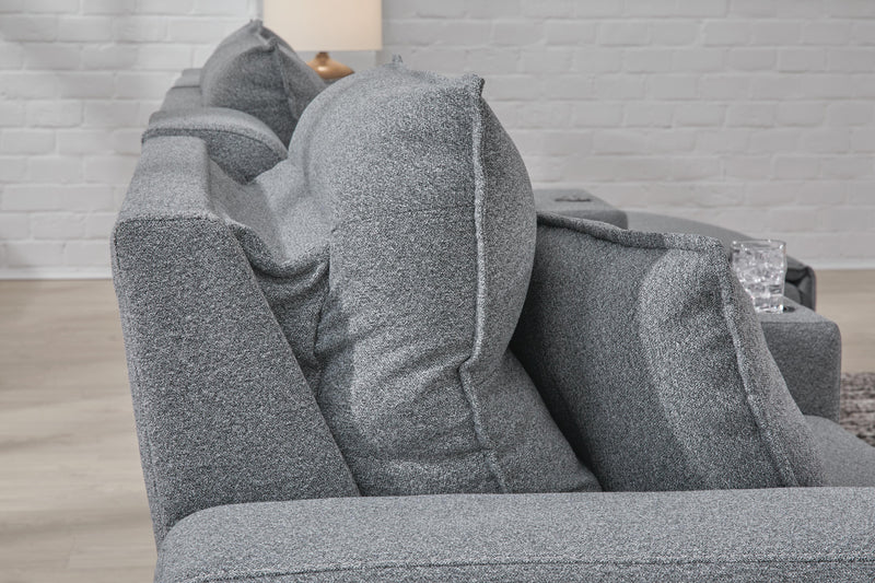 Seccional reclinable Modmax con consola