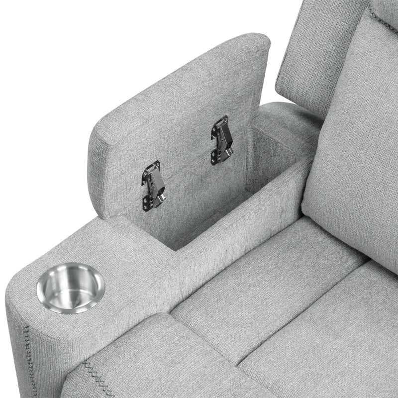 Motion Sofa w/Storage Arm