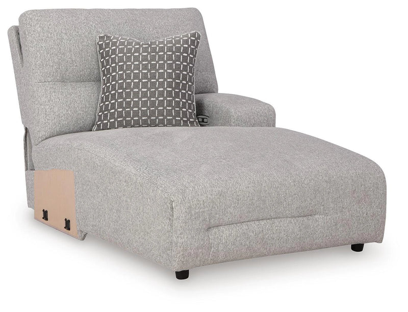 Seccional reclinable eléctrico Acklen Place con chaise