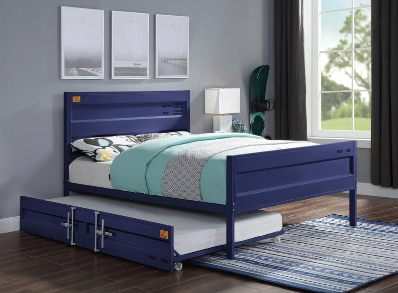 Cama Matrimonial Cargo Azul
