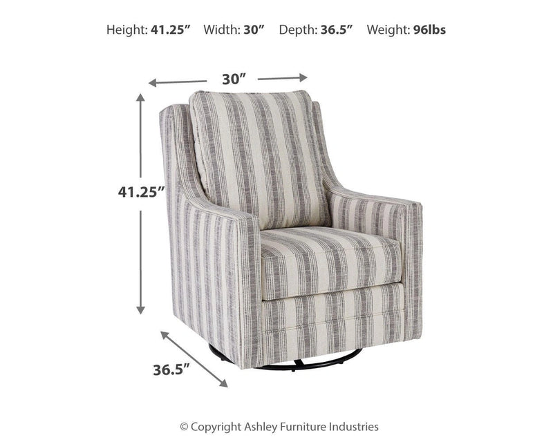 Sillón decorativo giratorio Kambria
