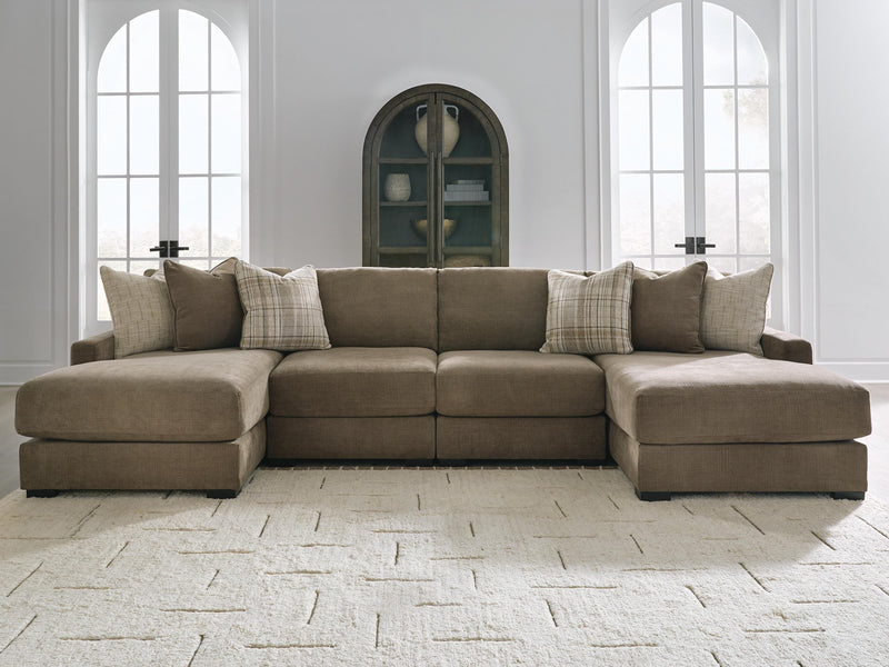 Seccional doble tipo chaise Camellia-Court