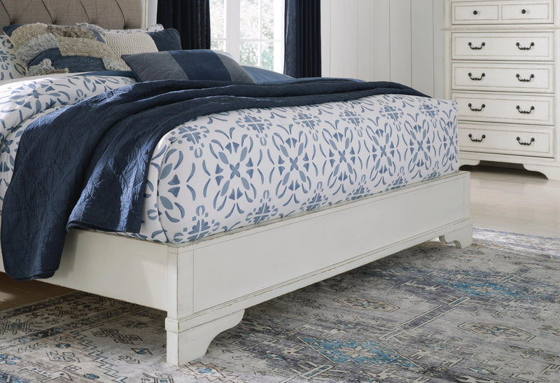 Cama tapizada tamaño queen Blendon