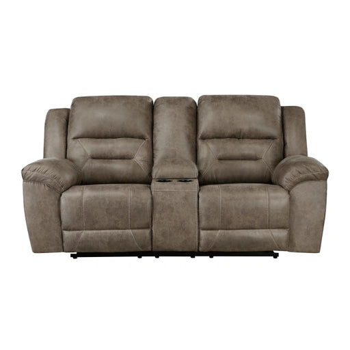 8538BR-2 - Sofá Biplaza Reclinable con Consola Central