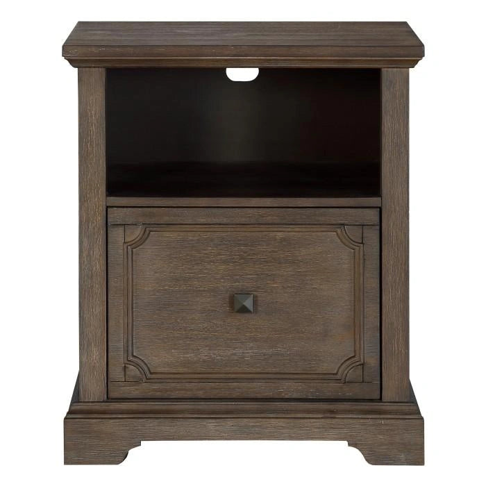Archivador Toulon en metal cepillado 5438-18