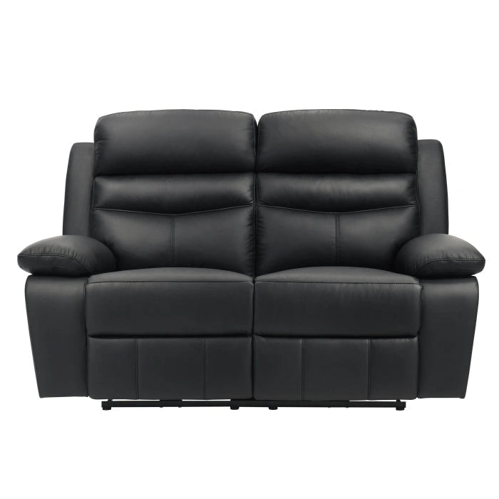 9628BLK-2PW - Sofá de dos plazas reclinable eléctrico doble