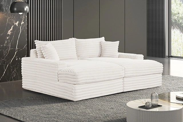 Sofá doble con chaise longue Tavedestrand