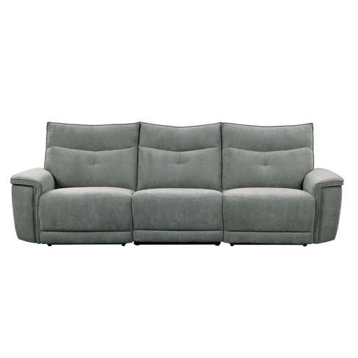 Tesoro power Double Reclining Sofa With Power Headrests And USB Ports