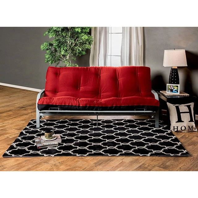 فراش فوتون KNOX Red مقاس 8 بوصات أحمر/أسود مع زنبرك داخلي