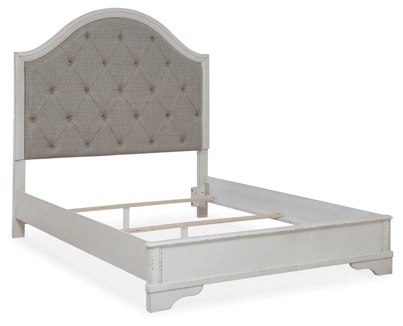 Cama tapizada tamaño queen Blendon