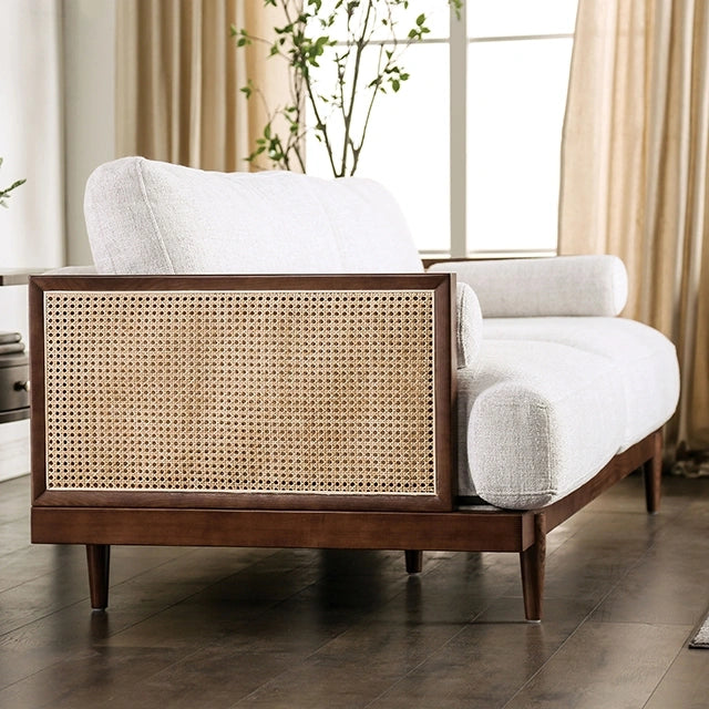 Silla AALESUND, Beige/Roble Claro Natural y Marrón