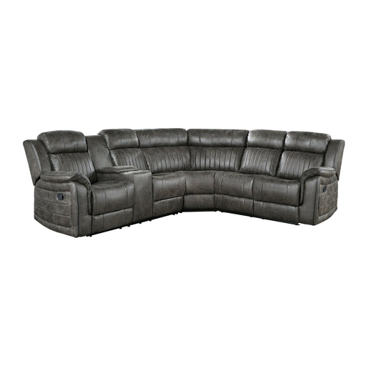 Centeroak 3-piece Reclining Sectional With Left Console